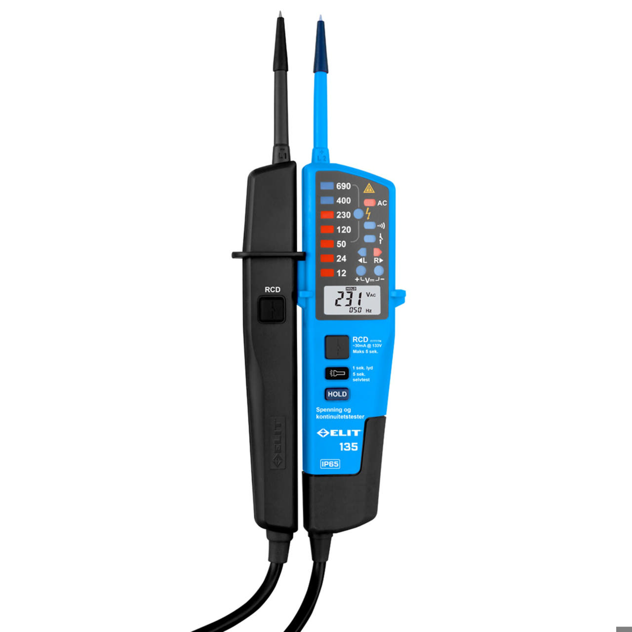 ELIT 135 m/ jordfeilbrytertest