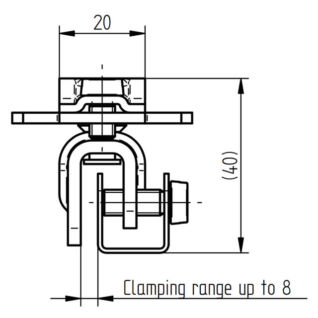 ELIT FKK-V2A-ø8mm